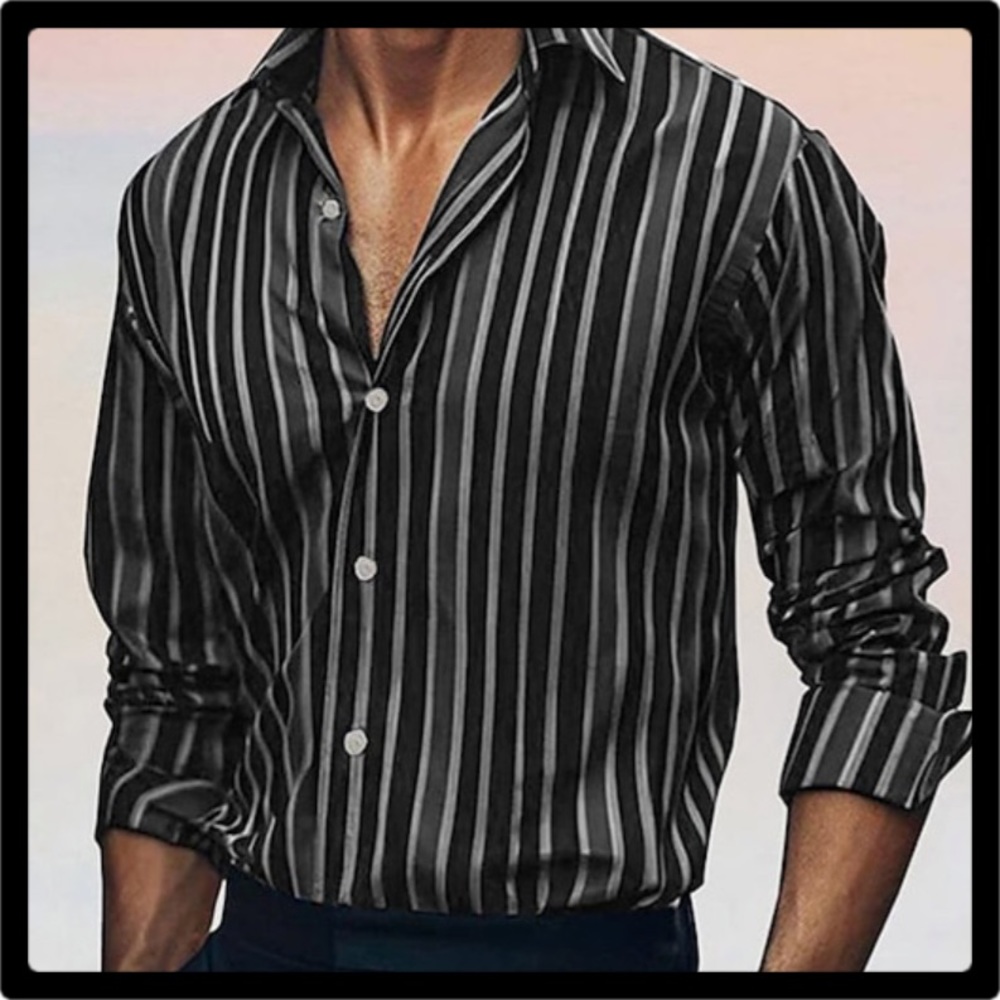 Michael Kors Mens Button-Down Shirt Tailored Fit. 100% Cotton. Med